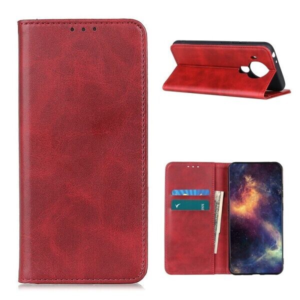 

Чехол-книжка Deexe Wallet Case для Nokia 5.4 - Red