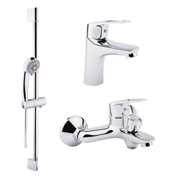 

Комплект смесителей для ванны Q-TAP Set QTSETCRM35411 хром латунь 76021