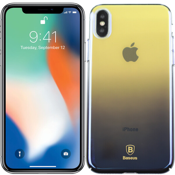 

Чехол Baseus Glaze Series для iPhone X Black (21418)
