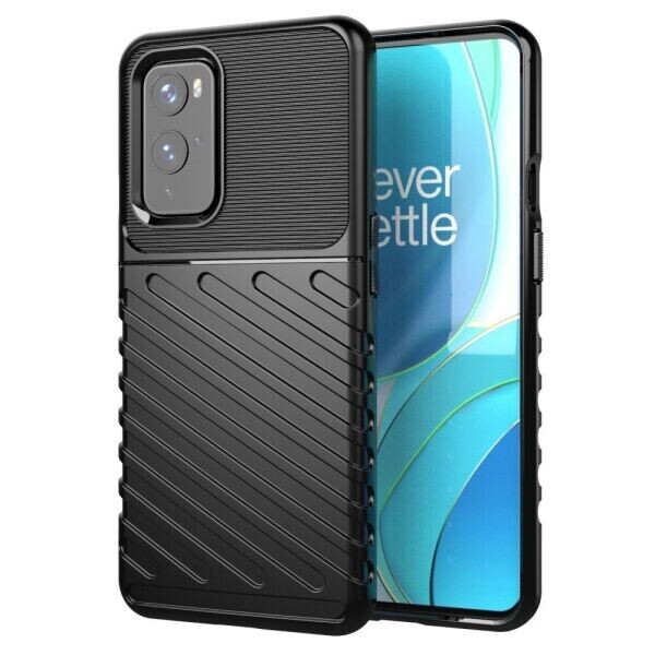 

Защитный чехол Deexe Thunder Series для OnePlus 9 - Black