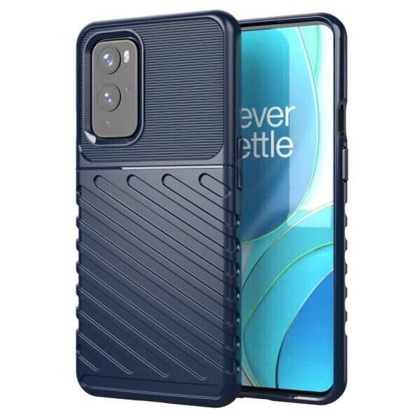 

Защитный чехол Deexe Thunder Series для OnePlus 9 - Blue