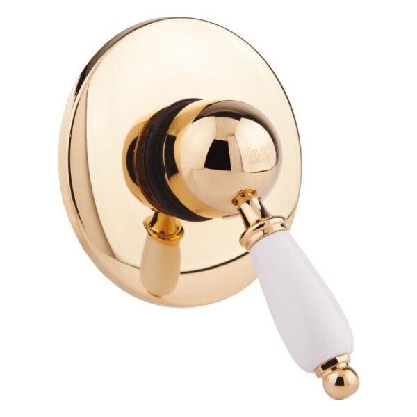 

Смеситель встраиваемый для душа на 1 канал BIANCHI Retro INDRTR2007ORO золотой латунь 117мм 60108