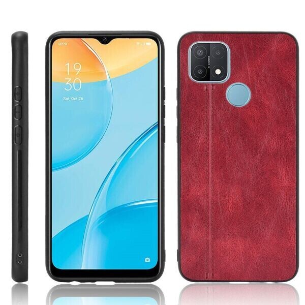 

Защитный чехол UniCase Leather Series для Oppo A15 / A15s - Red