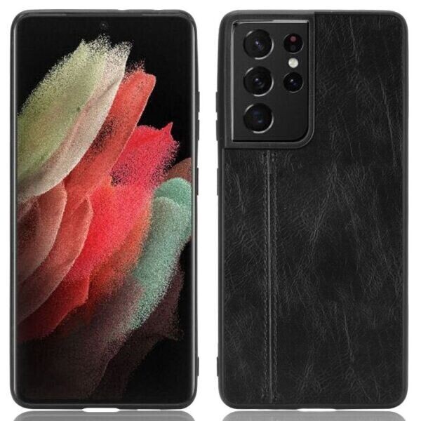 

Защитный чехол UniCase Leather Series для Samsung Galaxy S21 Ultra - Black