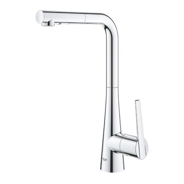 

Кран кухонный с душевой лейкой GROHE Zedra 32553002 хром латунь 61882