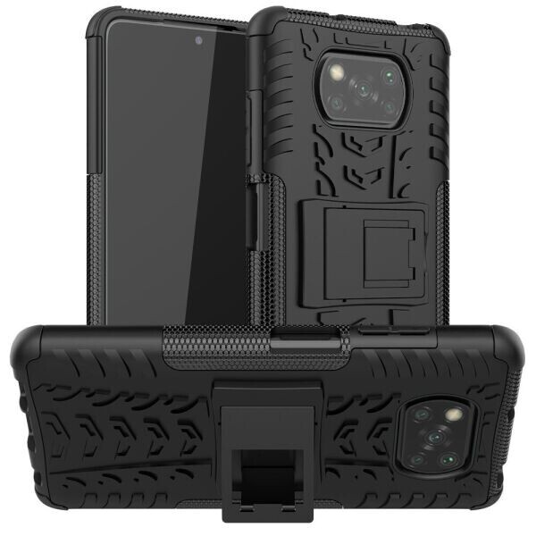 

Защитный чехол UniCase Hybrid X для Xiaomi Poco X3 - All Black