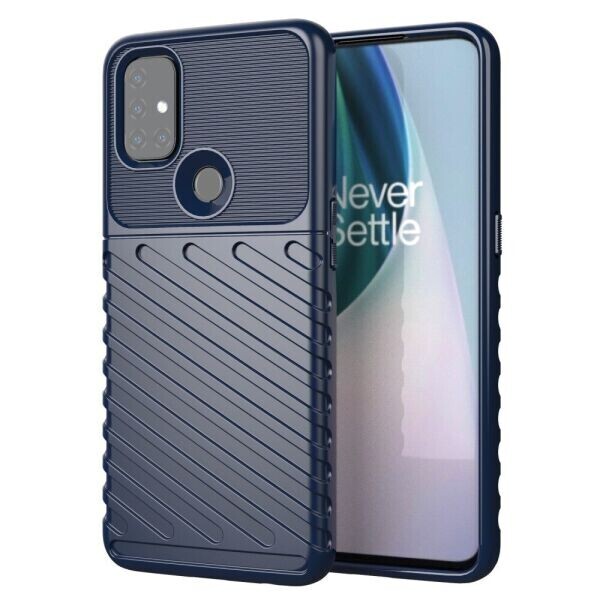 

Защитный чехол Deexe Thunder Series для OnePlus Nord N10 - Blue