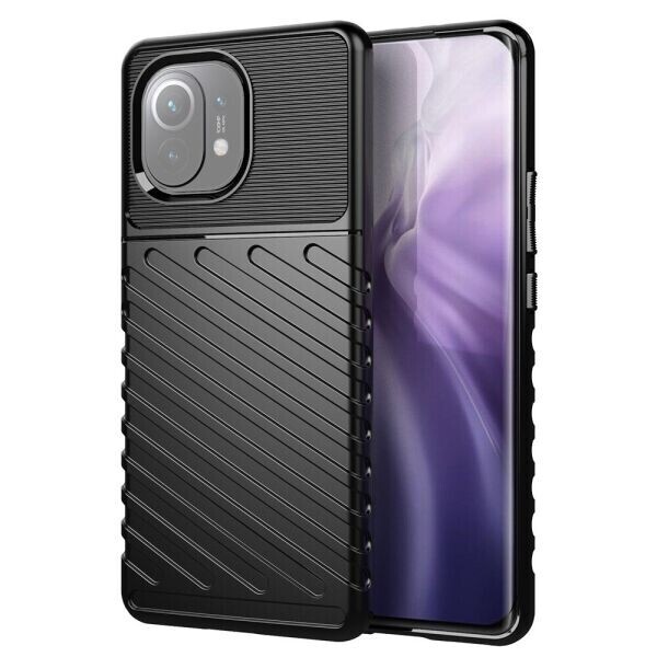 

Защитный чехол Deexe Thunder Series для Xiaomi Mi 11 - Black
