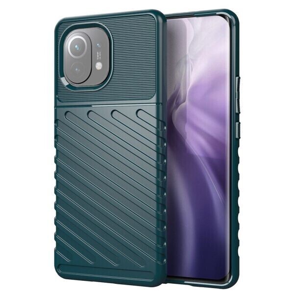 

Защитный чехол Deexe Thunder Series для Xiaomi Mi 11 - Green