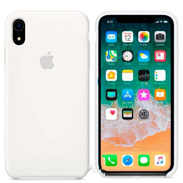 

Чехол Silicone Case Apple iPhone XR Белый 09