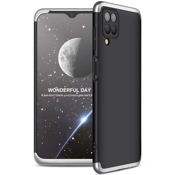 

Защитный чехол GKK Double Dip Case для Samsung Galaxy A12 (A125) - Black / Silver