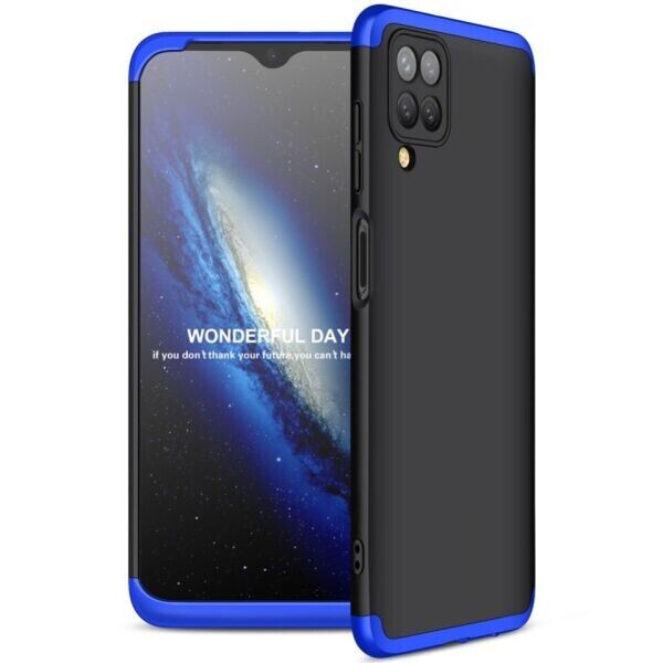 

Защитный чехол GKK Double Dip Case для Samsung Galaxy A12 (A125) - Black / Blue