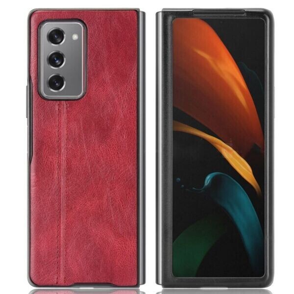 

Защитный чехол UniCase Leather Series для Samsung Galaxy Z Fold 2 - Red