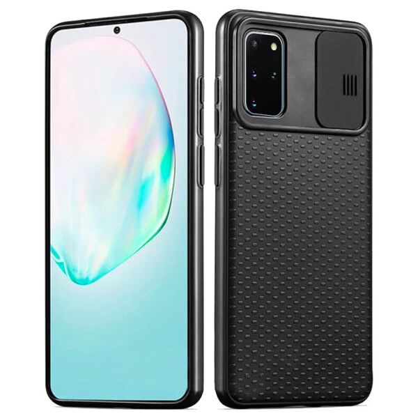 

Чехол Camshield Black TPU со шторкой защищающей камеру для Xiaomi Redmi 9C (Черный / Черный)