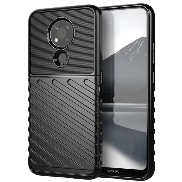 

Защитный чехол Deexe Thunder Series для Nokia 3.4 - Black