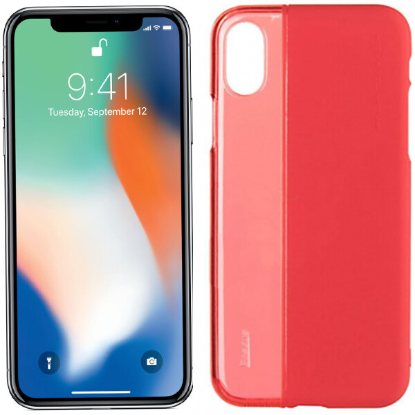 

Чехол Baseus Half to Half Series для iPhone X Red (21420)