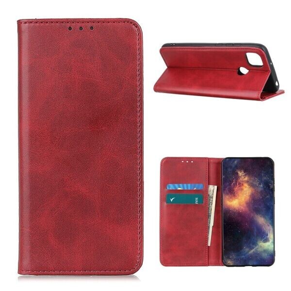 

Чехол-книжка Deexe Wallet Case для Oppo A15 / A15s - Red