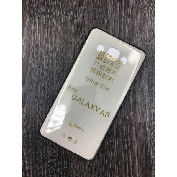 Силиконовый чехол ULTRATHIN для Samsung Galaxy A5 Black Matte