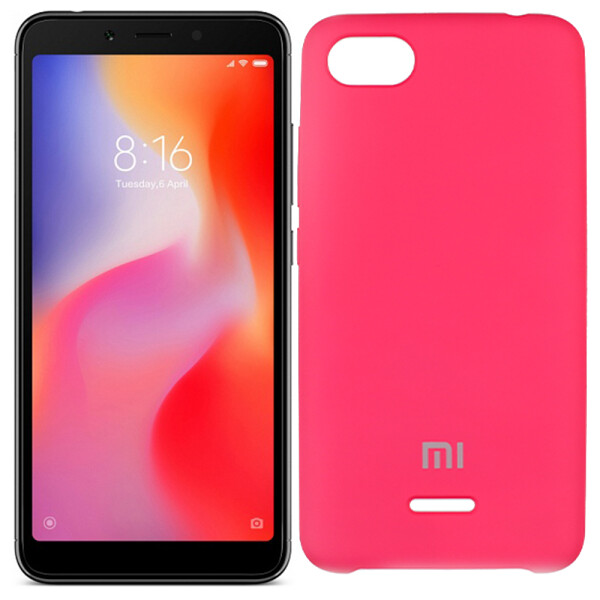 

Чехол для Xiaomi Redmi 6a Ярко розовый (25187)