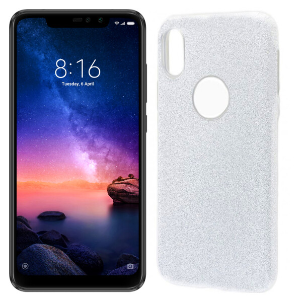 

Чехол силиконовый 3in1 Блёстки для Xiaomi Redmi 6 Pro/Mi A2 Lite White (25828)