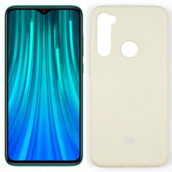 

Оригинальный силиконовый чехол для Xiaomi Redmi Note 8 Серый FULL (28427)
