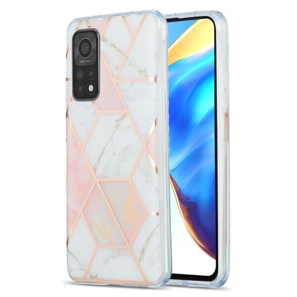 

Защитный чехол Deexe Marble Pattern Xiaomi Mi 10T / Mi 10T Pro - Pink