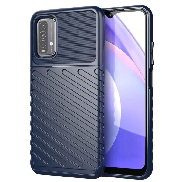 

Защитный чехол Deexe Thunder Series для Xiaomi Redmi 9T - Blue