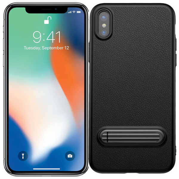 

Чехол Baseus Happy Watching Supporting Series для iPhone X Black (LS01) (21421)