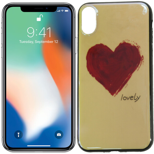 

Чехол U-Like Picture series для iPhone X Heart Blue (21588)