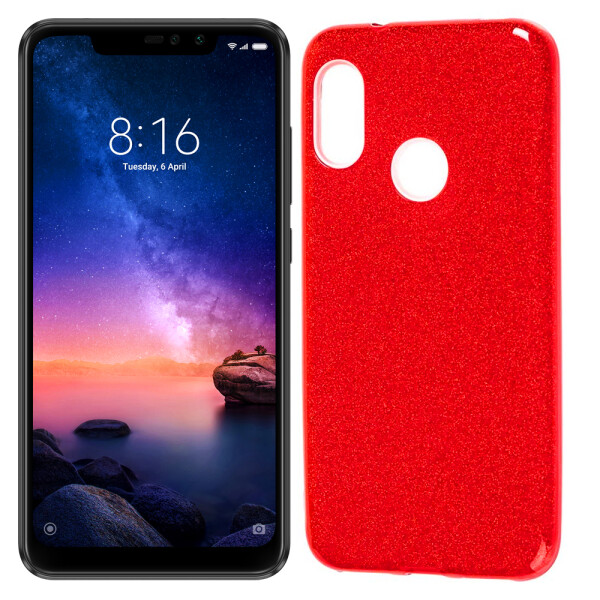 

Чехол силиконовый 3in1 Блёстки для Xiaomi Redmi 6 Pro/Mi A2 Lite Red (25827)