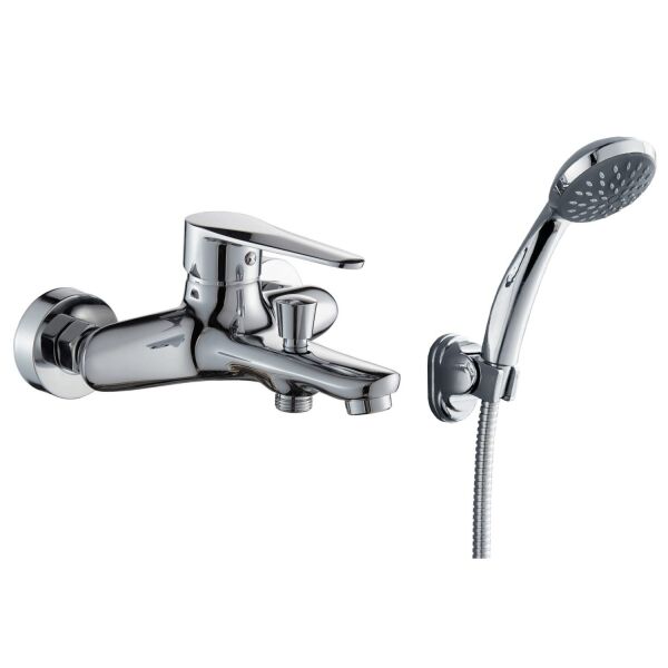 

Кран для ванной одноручный с коротким гусаком ROZZY JENORI TULIP RBZ081-3 хром латунь 71470