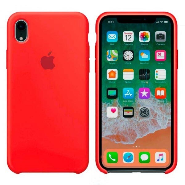 

Чехол Silicone Case Apple iPhone XR Красный 14