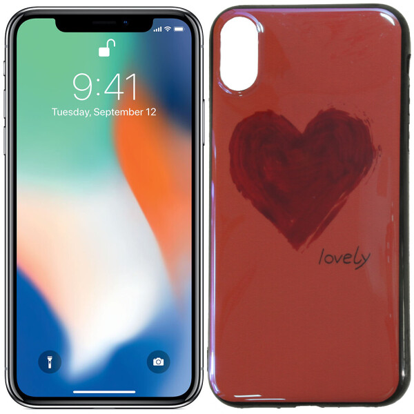 

Чехол U-Like Picture series для iPhone X Heart Pink (21589)