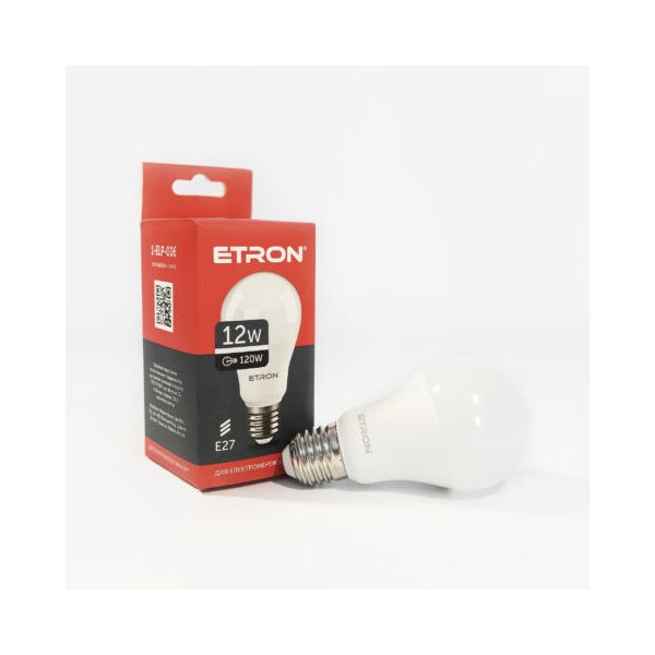 

Лампа светодиодная ETRON Light Power 1-ELP-006 A60 12W 4200K E27