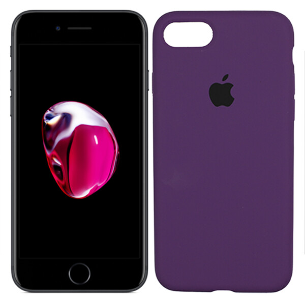 

Чехол силиконовый оригинальный для iPhone 7/8 Фиолетовый FULL (25986)