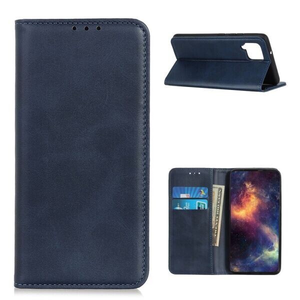 

Чехол-книжка Deexe Wallet Case для Samsung Galaxy A12 - Blue