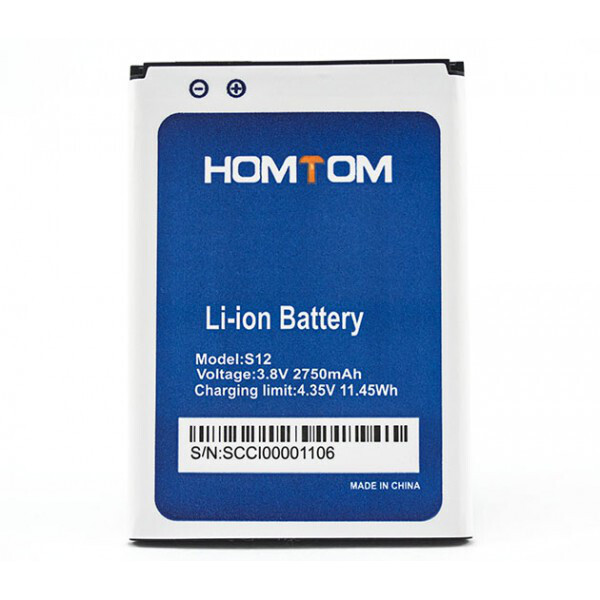 

Аккумулятор для Homtom S12