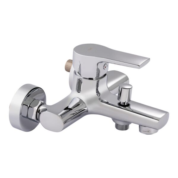 

Кран в ванную однорычажный литой Q-TAP Labe QTLABE3020107DC хром латунь 77414