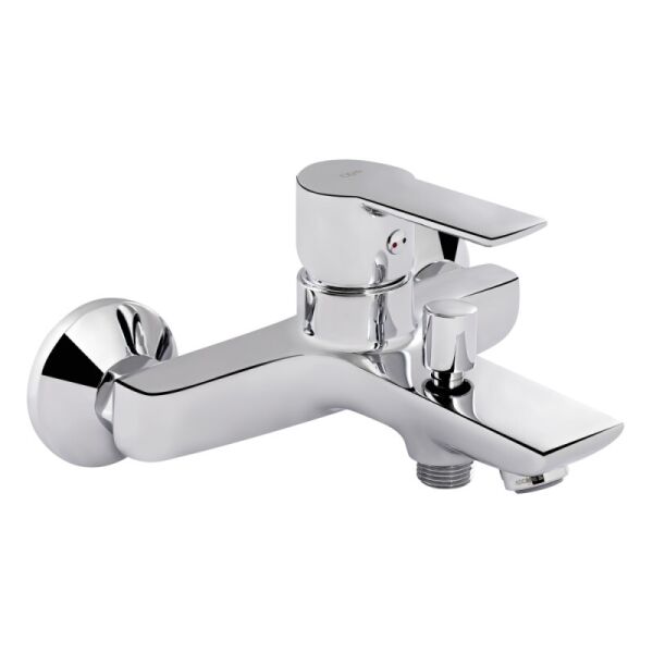 

Кран в ванную однозахватный с коротким изливом Q-TAP Ustek QTUS3016107DC хром латунь 77374