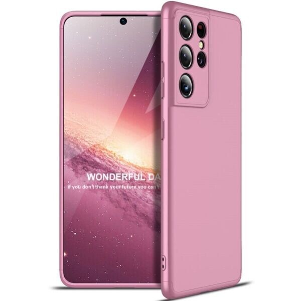 

Защитный чехол GKK Double Dip Case для Samsung Galaxy S21 Ultra (G998) - Rose Gold