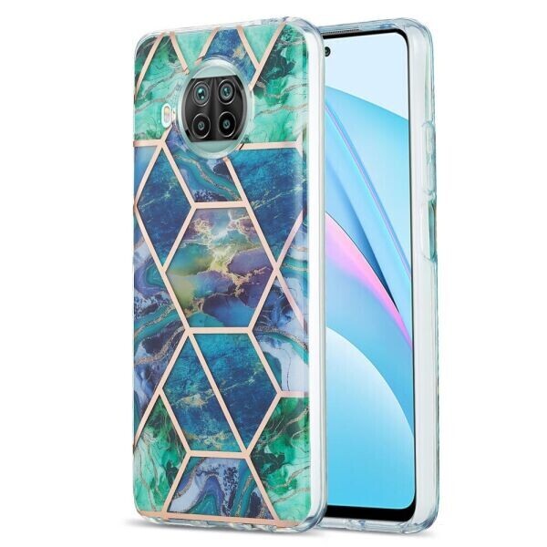 

Защитный чехол Deexe Marble Pattern Xiaomi Mi 10T Lite - Dark Turquoise