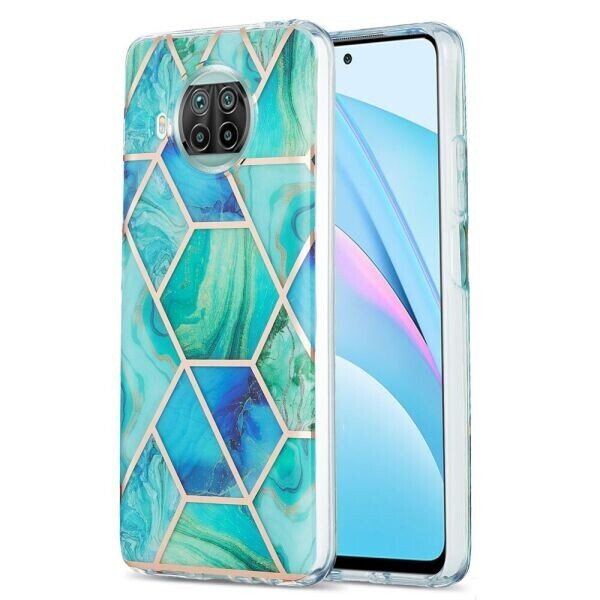 

Защитный чехол Deexe Marble Pattern Xiaomi Mi 10T Lite - Turquoise