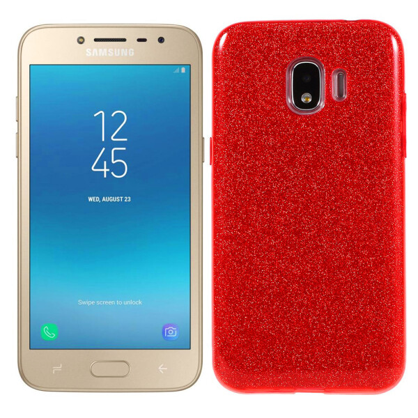 

Чехол Silicone 3in1 Блёстки для Samsung J250 Galaxy J2 2018 Red (25404)