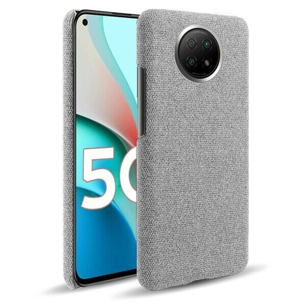 

Защитный чехол KSQ Cloth Style для Xiaomi Redmi Note 9T - Light Grey