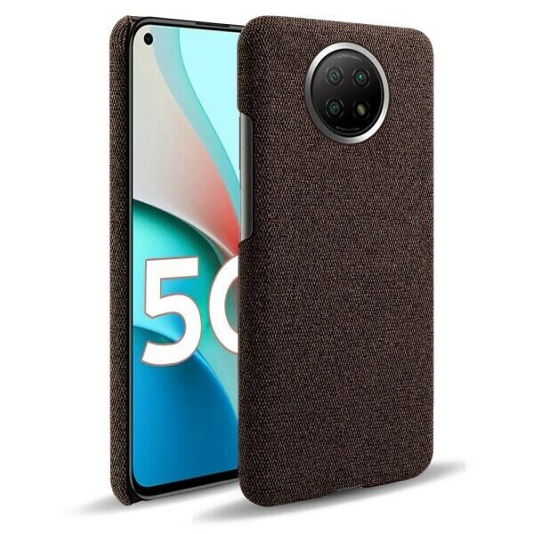 

Защитный чехол KSQ Cloth Style для Xiaomi Redmi Note 9T - Brown