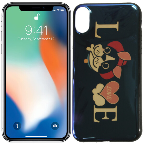 

Чехол U-Like Picture series для iPhone X Love Balck (21580)