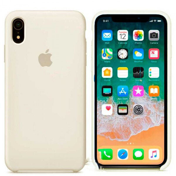 

Чехол Silicone Case Apple iPhone XR Кремовый 10