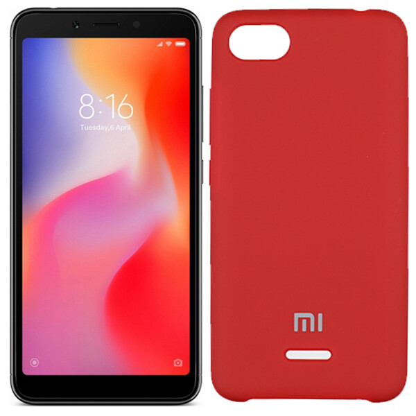 

Чехол для Xiaomi Redmi 6a Красный (25183)
