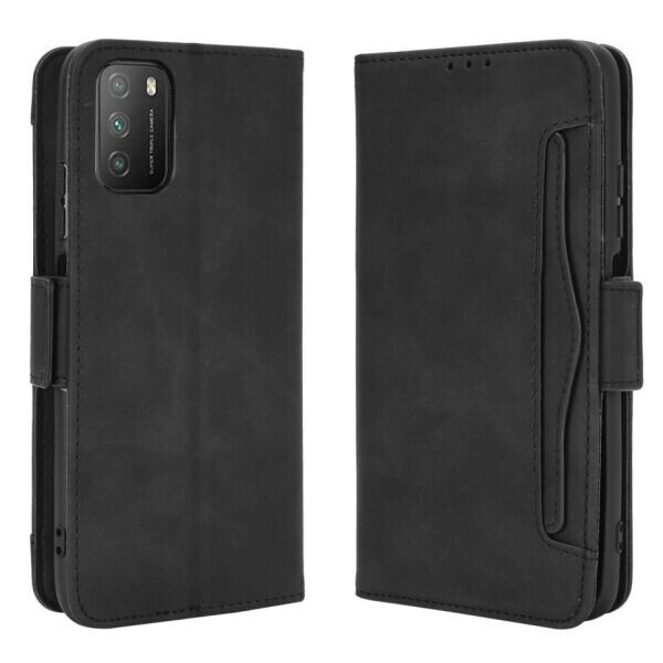 

Чехол Deexe Wallet Stand для Xiaomi Poco M3 - Black