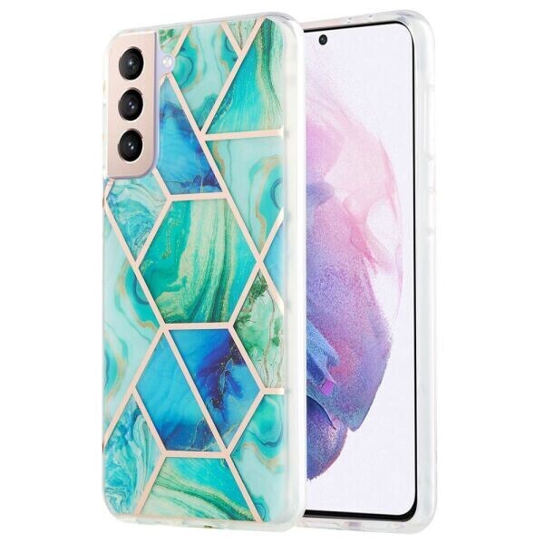

Защитный чехол Deexe Marble Pattern Samsung Galaxy S21 Plus (G996) - Turquoise